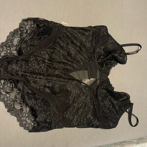 Black lingerie